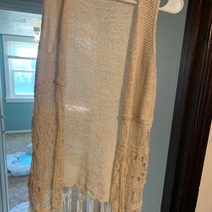 Sleeveless cardigan